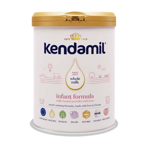 Kendamil European Whole Milk Classic Infant Formula Powder with HMOs, Prebiotics & DHA, 28.2 oz