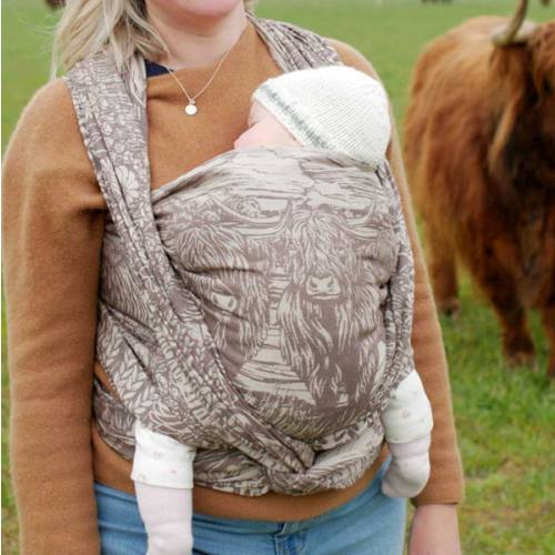 Highland Cows Moorland Baby Wrap