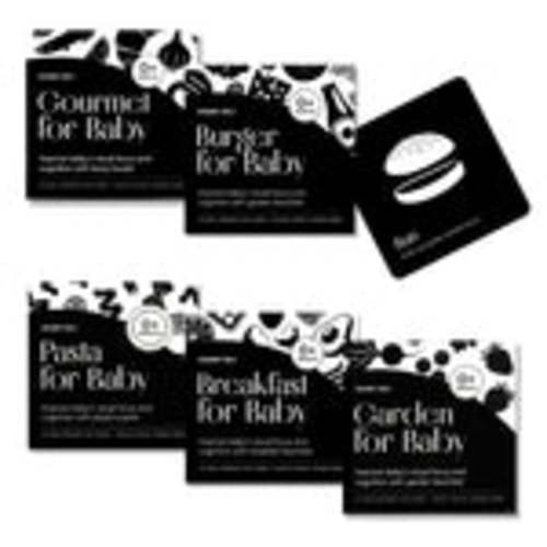 High Contrast Black & White Baby Cards 5-Pack | Chunky Deli