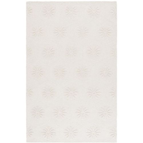 Mykonos MKN106 Hand Tufted Indoor Area Rug - Ivory - 4'x6'- Safavieh