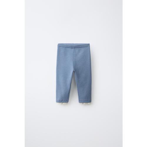 LEGGING PUNTO PUNTILLA - Azul claro | ZARA España
