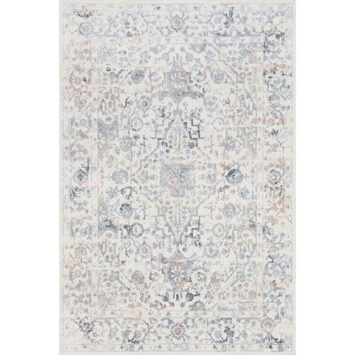 Nuloom Everlee SpinClean Faded Persian Machine Washable Area Rug, 6' 7" x 9', Blue