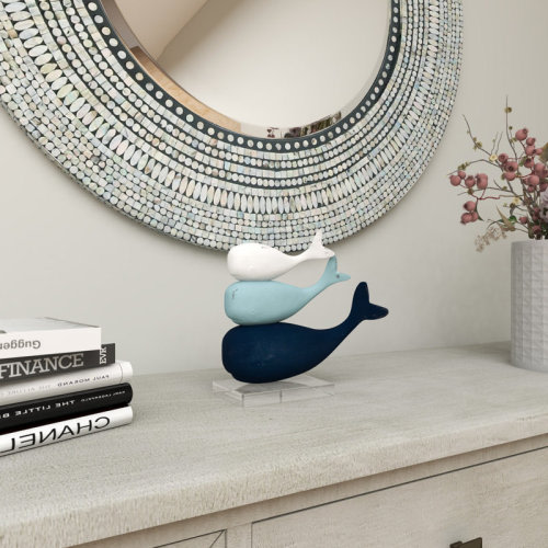 Breakwater Bay Shan Coastal Stacked Whales Figurine & Reviews - Wayfair Canada