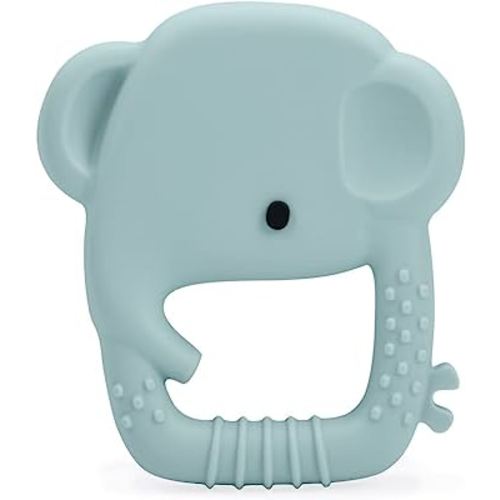 Loulou Lollipop Wild Silicone Baby Teether - Elephant