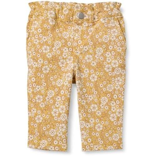 Amazon Essentials x Sofia Grainge Toddler and Baby Girls' Straight Leg Jean with Ruffle