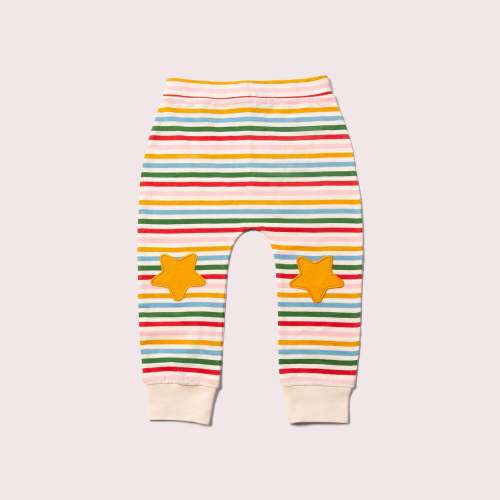 Stars Knee Patch Striped Joggers – Little Green Radicals