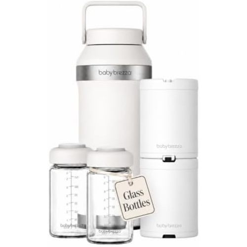 Baby Brezza Glass Portable Breastmilk Cooler, Large Capacity, All Day Cool
