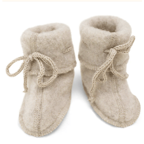 Engel Natur booties- sand