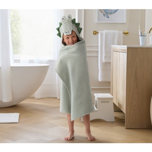 Super Soft Alligator Kid Hooded Towel