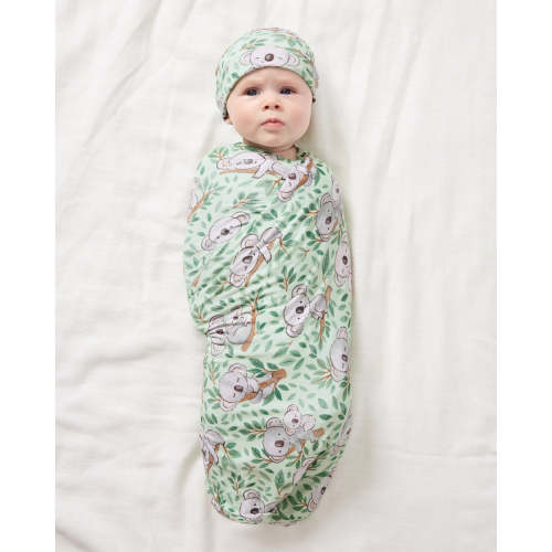 Koala Cuddles Swaddle & Beanie Set | Little Sleepies