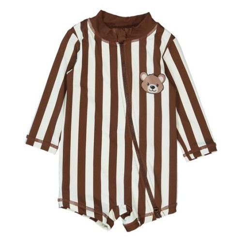 Medium Brown Baby Long Sleeve Swimsuit | Best&Less™ Online