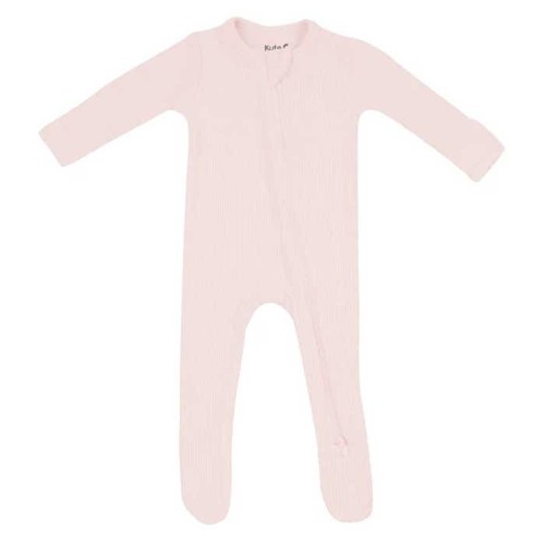 Ribbed Zippered Footie