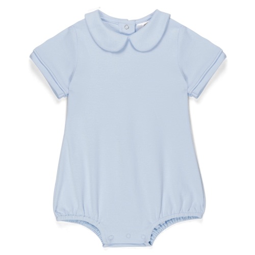 Blank Boy's Short Sleeved Peter Pan Bubble