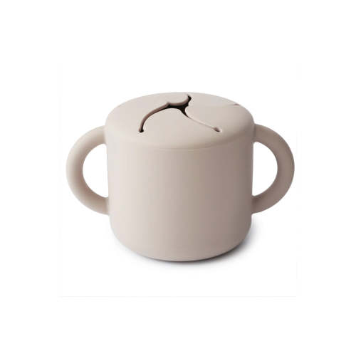 Mushie Silicone Snack Cup – Hopscotch Kids