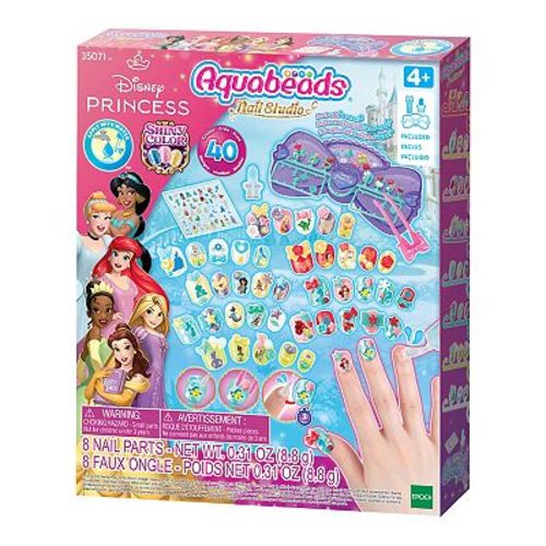 Aquabeads Disney Princess Nail Studio 40+ Designs Craft Kit