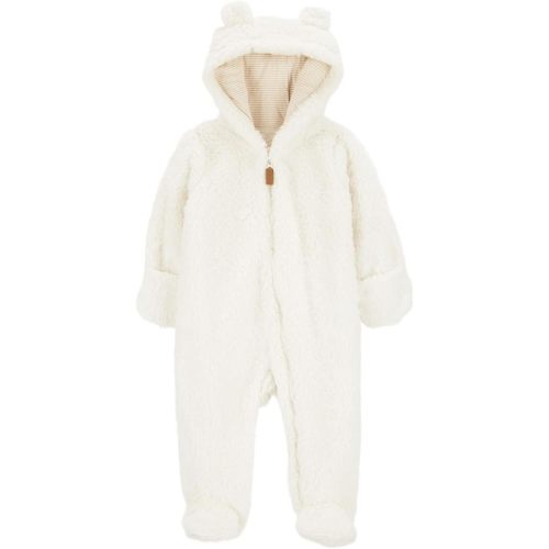 Carter's 0-9 Months Hooded Sherpa Bunting Pram