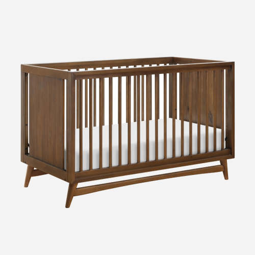 Peggy Convertible Crib - Natural Walnut