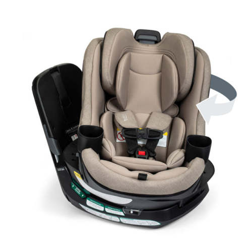 Britax Galaxy360 Slim Rotating Convertible Car Seat With SwivelSmooth Steel Ring  - Teak