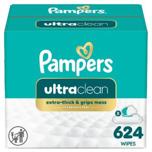 Pampers Ultra Clean Baby Wipes - 624ct