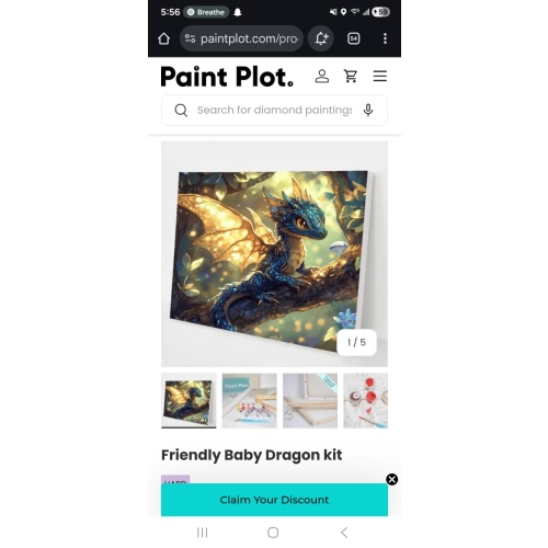 Friendly Baby Dragon kit – Paint Plot