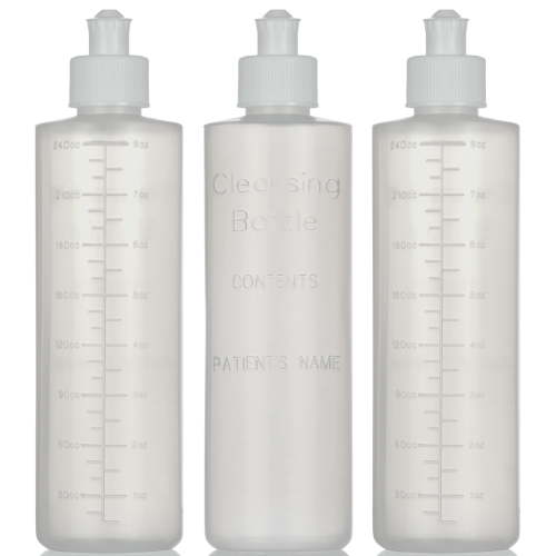 Perineal Squirt Refillable Lavette Cleansing Irrigation Wash Bottle - 3 Pack