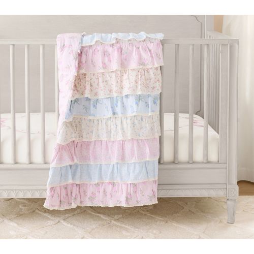 LoveShackFancy Prairie Ruffle Baby Quilt