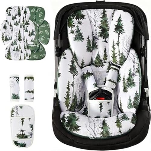 Infant Car Seat Insert for Newborn，Preemie Newborn Infant Insert, Newborn Car Seat Insert Head Body Support for Stroller, Baby Swing, Rocker, Bouncer, Bassinet, 2-in-1 Reversible