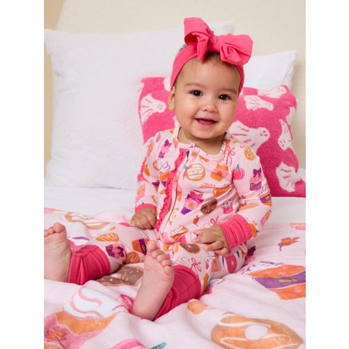Convertible Ruffle One Piece Pajama, Bamboo Viscose