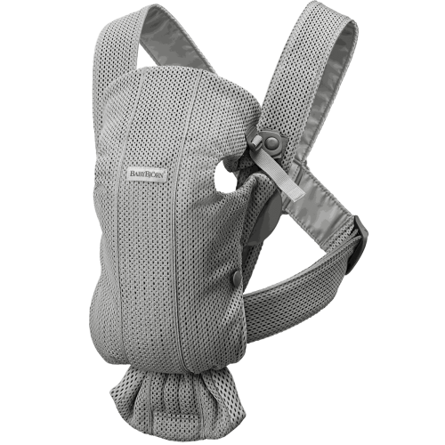 BabyBjorn Baby Carrier Mini, 3D mesh, Gray