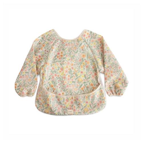 Long Sleeve Bib Pastel Blooms One Size