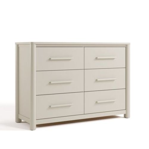Storkcraft Malta 6 Drawer Dresser - Frosted Oat