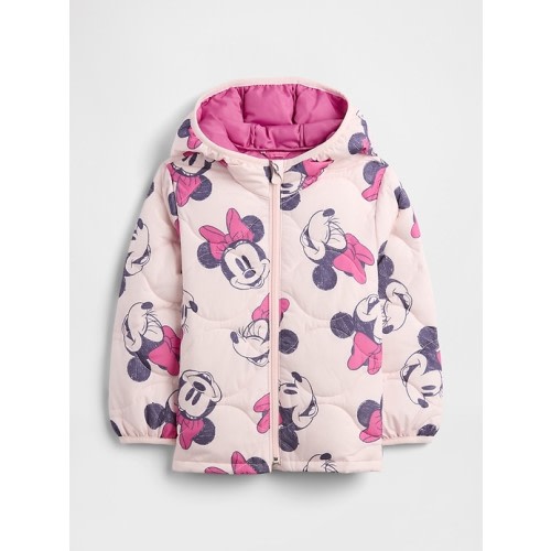 babyGap × Disney Minnie Mouse ColdControl Puffer Jacket | Gap Factory