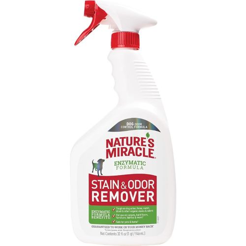 Nature’s Miracle Stain and Odor Remover Dog, 32 Ounces, Everyday Mess Enzymatic Odor Control Formula