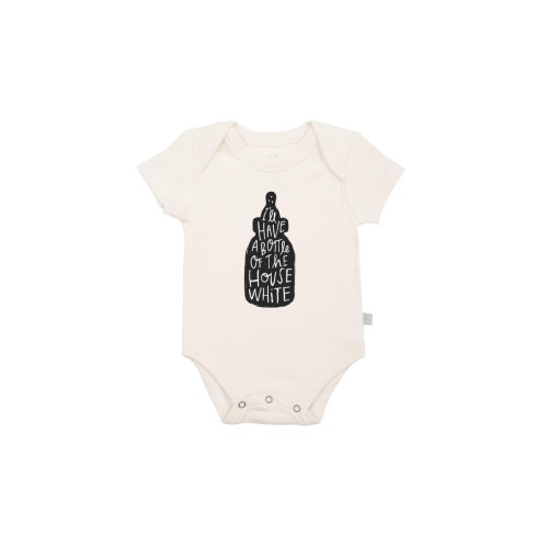 Organic Baby Graphic Bodysuit | House White, 6-9M