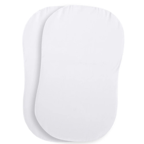 Halo Bassinet Twin Waterproof Mattress Pad 2-Pk in White
