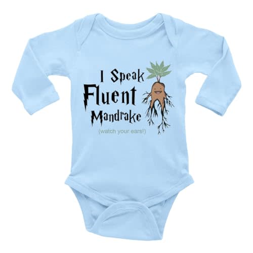 GKrepps I Speak Fluent Mandrake Watch Your Ears! Baby Clothes Newborn Organic Bodysuits Romper
