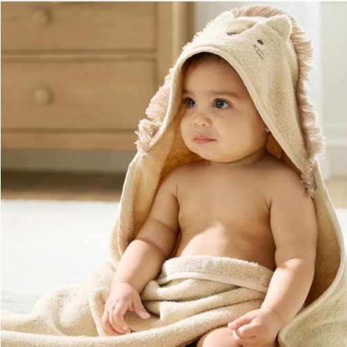 Super Soft Animal Baby Hooded Towel & Washcloth Set