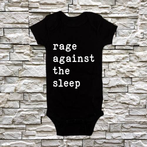 Rage Against the Sleep Heavy Metal Nu Metal Rock and Roll Music Bodysuit Baby Shower Gift
