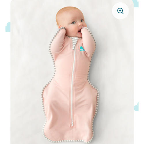 Swaddle Up™ 1.0 TOG Cotton Powder Pink Twinkle