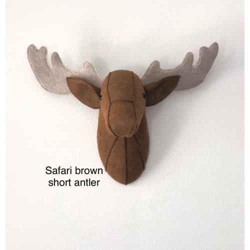 plush deer wall hanging, deer head nursery decor, deer head taxidermy, faux deer head, wall mounted deer, nursery deer head, faux deer mount