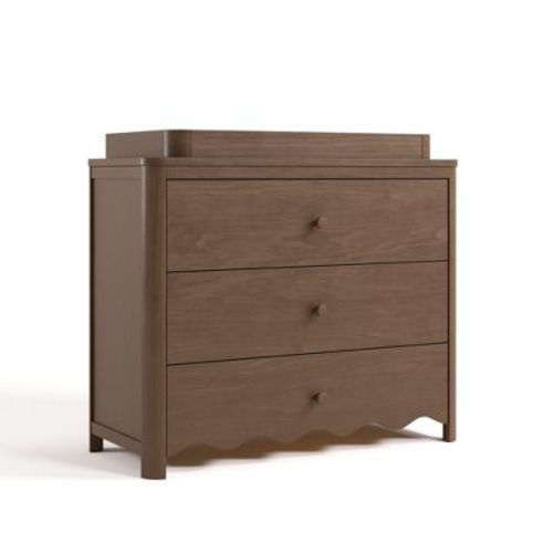 Storkcraft Casablanca 3-Drawer Dresser with Removable Changing Topper Hazelnut