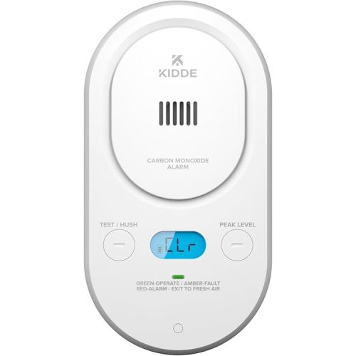 Kidde Carbon Monoxide Detector, Plug-in with AA Battery Backup, Easy-to-Read Digital Backlit Display, 85 dB Alarm, Rotating Plug, LED Status Light Indicators, 5th Edition, COPD