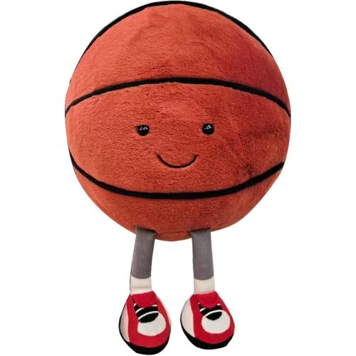 Basketball Pillow Plush Toy Cute Basketball Gifts for Kids Boys Room Decor