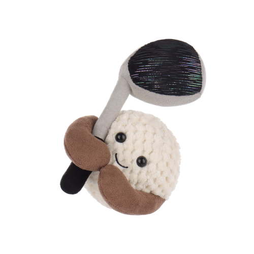 Apricot Lamb Happy Golf Plush Toy for Kids 5 Inches