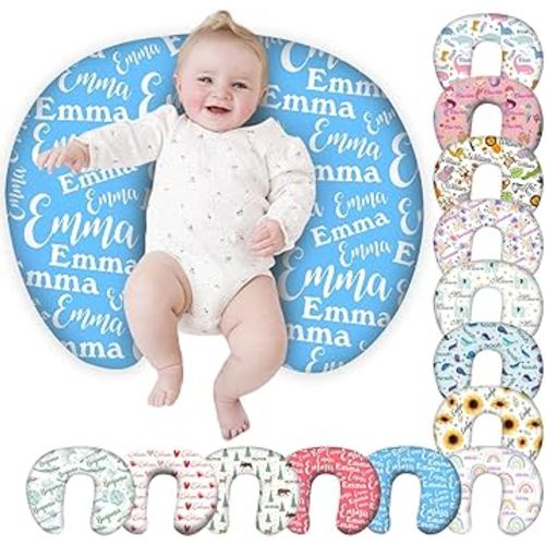 Personalized Baby Nursing Pillow Cover Custom with Name Customized Boy & Girl Gifts
