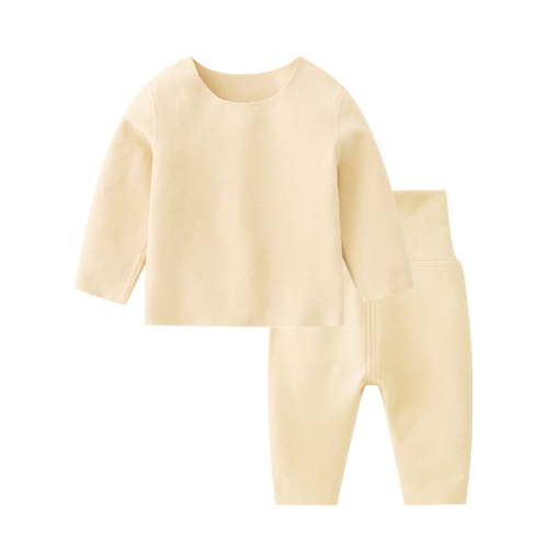 AherBiu Baby Newborn Infant Girls Bottom Sets Crew Neck Tops Tees with High Waisted Pants 2 Piece Outfits