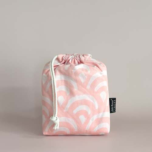 Waterproof Bassinet Sheet | Peach Rainbows – Little Human Linens