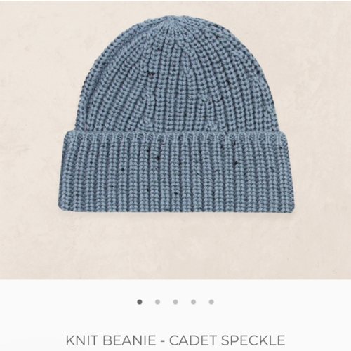 Knit Beanie - Cadet Speckle