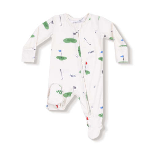 2 Way Zipper Footie - All Fore Golf