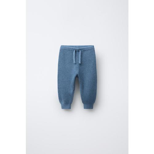 KNIT JOGGERS - Blue | ZARA United States